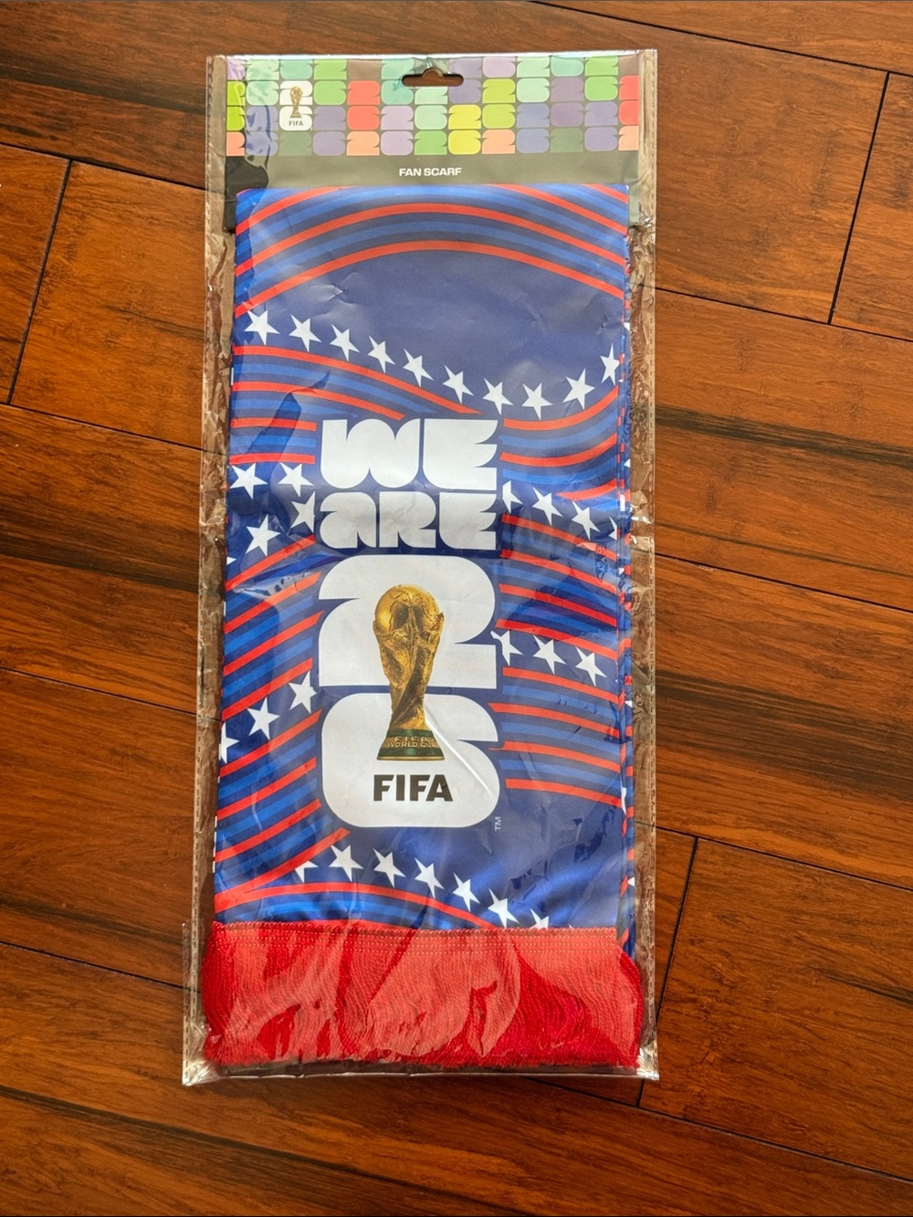 Official licensed FIFA World Cup 26 fan scarf